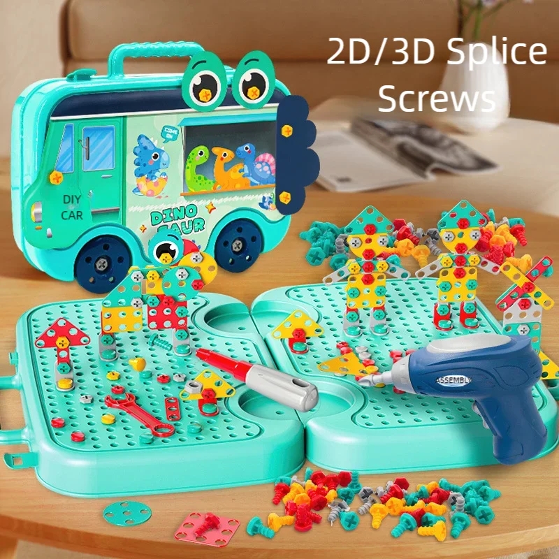Gardening Tools For 6 Year Old - Simulation Electric Screwdriver Montessori Toys Assembly