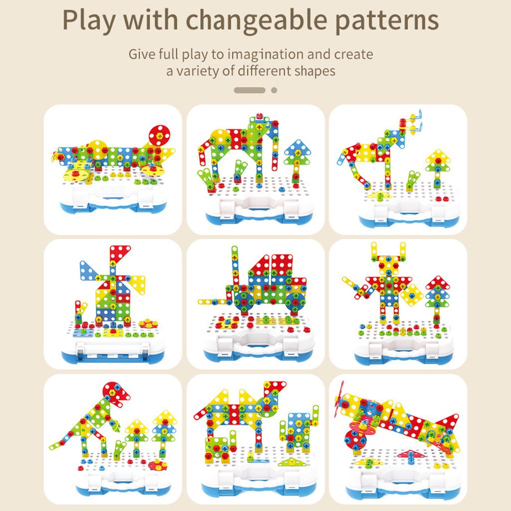 Gardening Tools For 8 Year Olds - 246Pcs Mosaic Building Model Blocks Construction