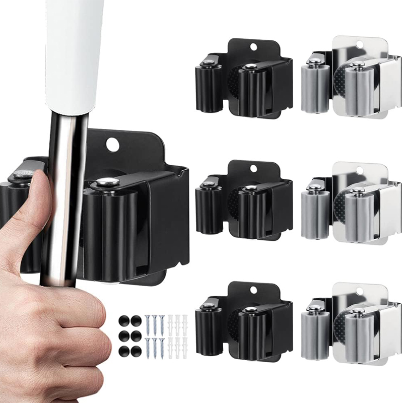 Gardening Tools Screwfix - Stainless Steel Mop Holder Brush Broom