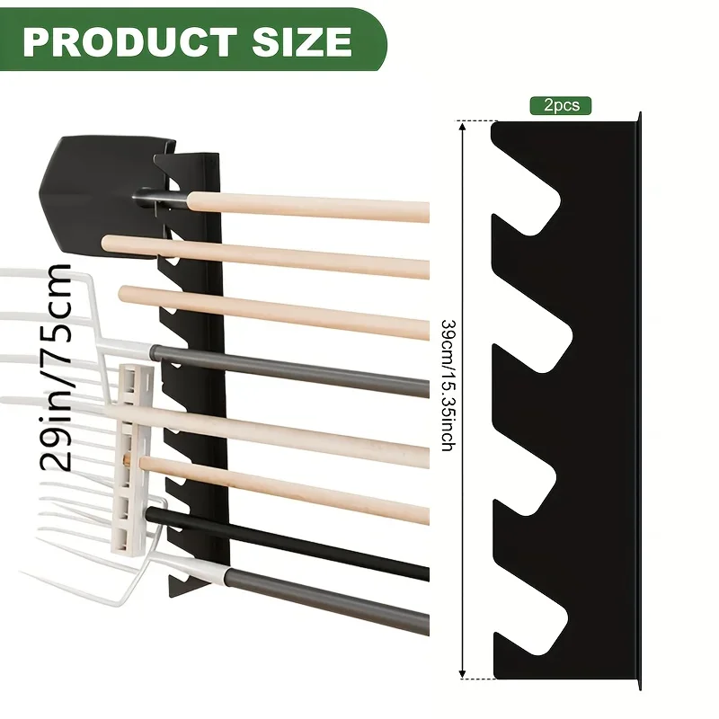 Gardening Tools Holder - Heavy Duty Metal Garden Tool Holder