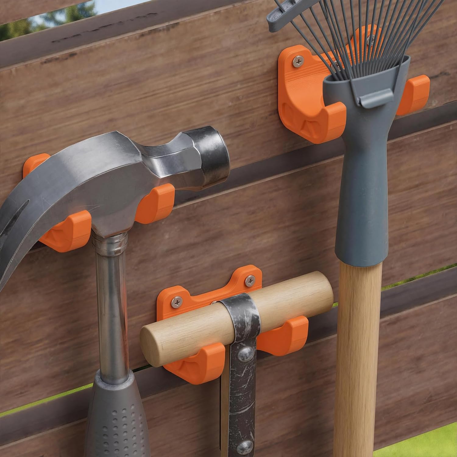 Gardening Tools Screwfix - Art Tool Hanger 35mm Diameter Broom/Shovel/Rake