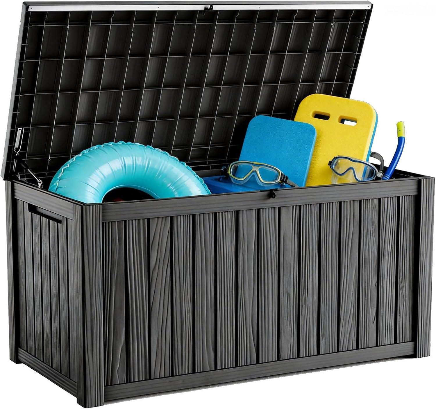Gardening Tools In - 200 Gallon Outdoor Storage Box, Lockable
