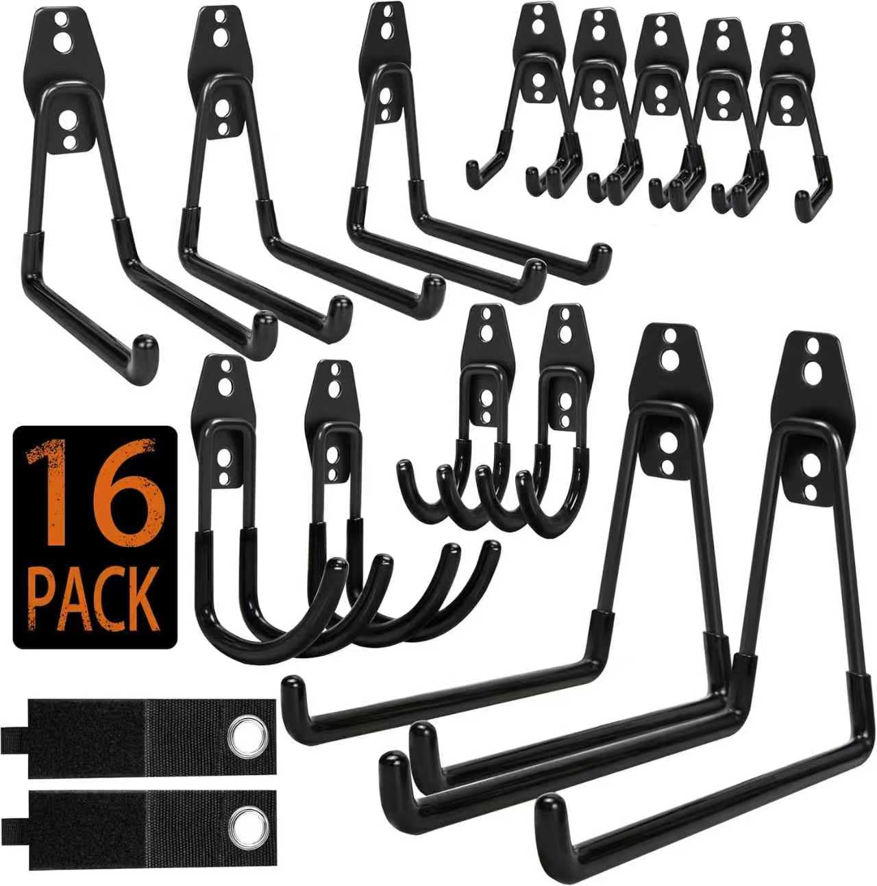 Gardening Tools Screwfix - 16Pcs Heavy Duty Metal Garage Wall