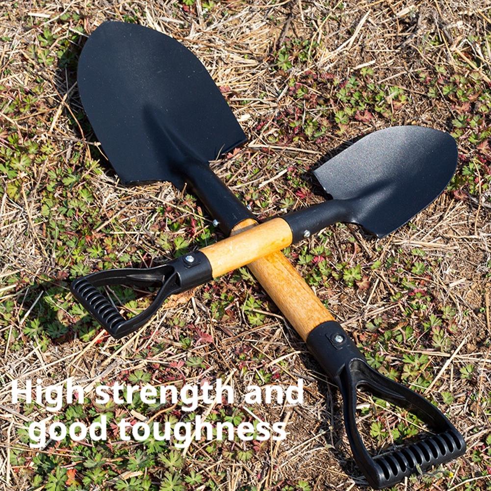 Gardening Tools For 6 Year Old - 36cm Garden Shovel WIth Wooden Handle