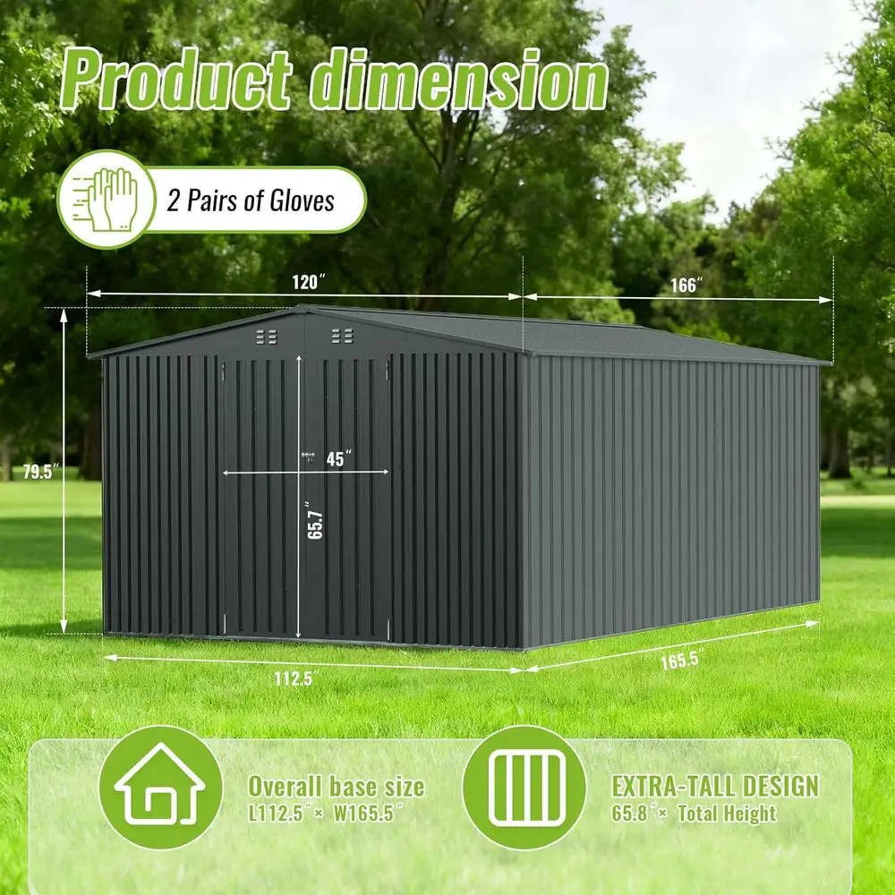 Durable Metal Outdoor Storage  - đánh giá và giá Gardening Tools In