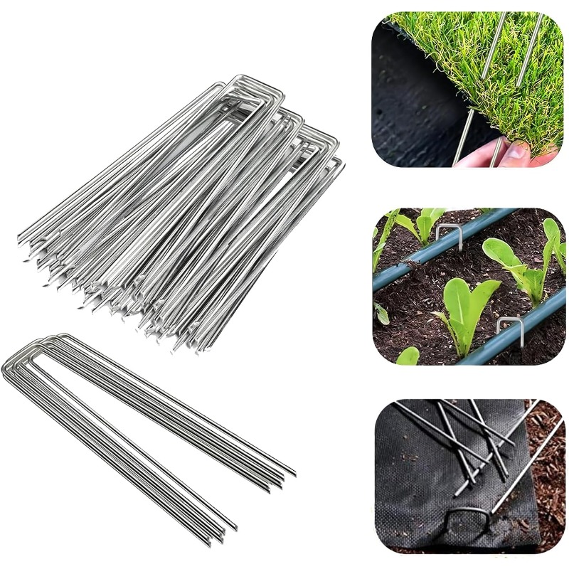 10 Pcs U-shaped Garden Nails A - đánh giá và giá Gardening Tools Used For Weeding