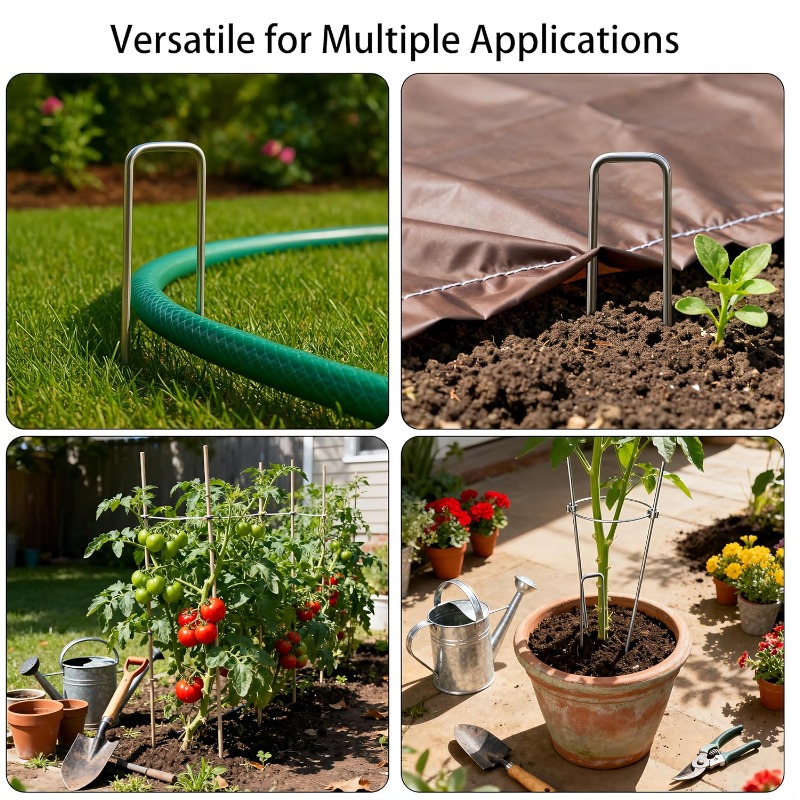 10 Pcs U-shaped Garden Nails A - đánh giá và giá Gardening Tools Used For Weeding