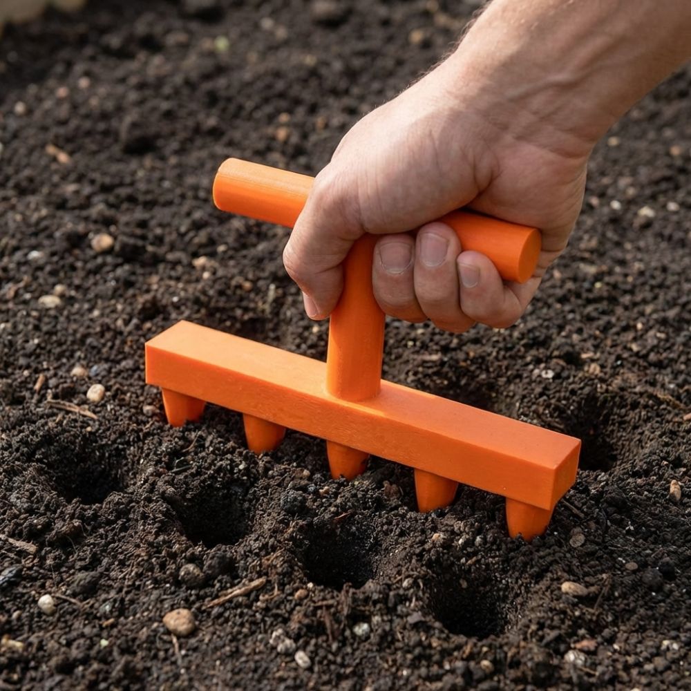Plastic Soil Hole Drilling Too - đánh giá và giá Garden Row Marker