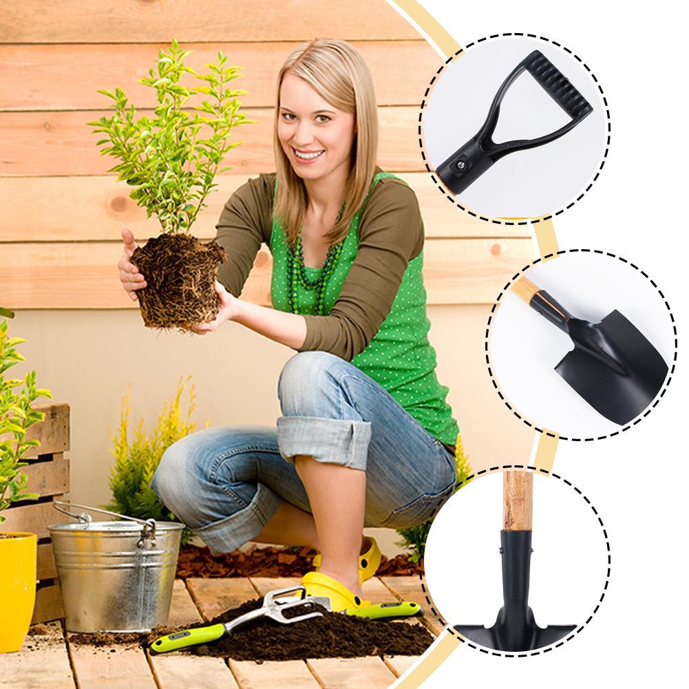 36cm Garden Shovel WIth Wooden - đánh giá và giá Gardening Tools For 6 Year Old