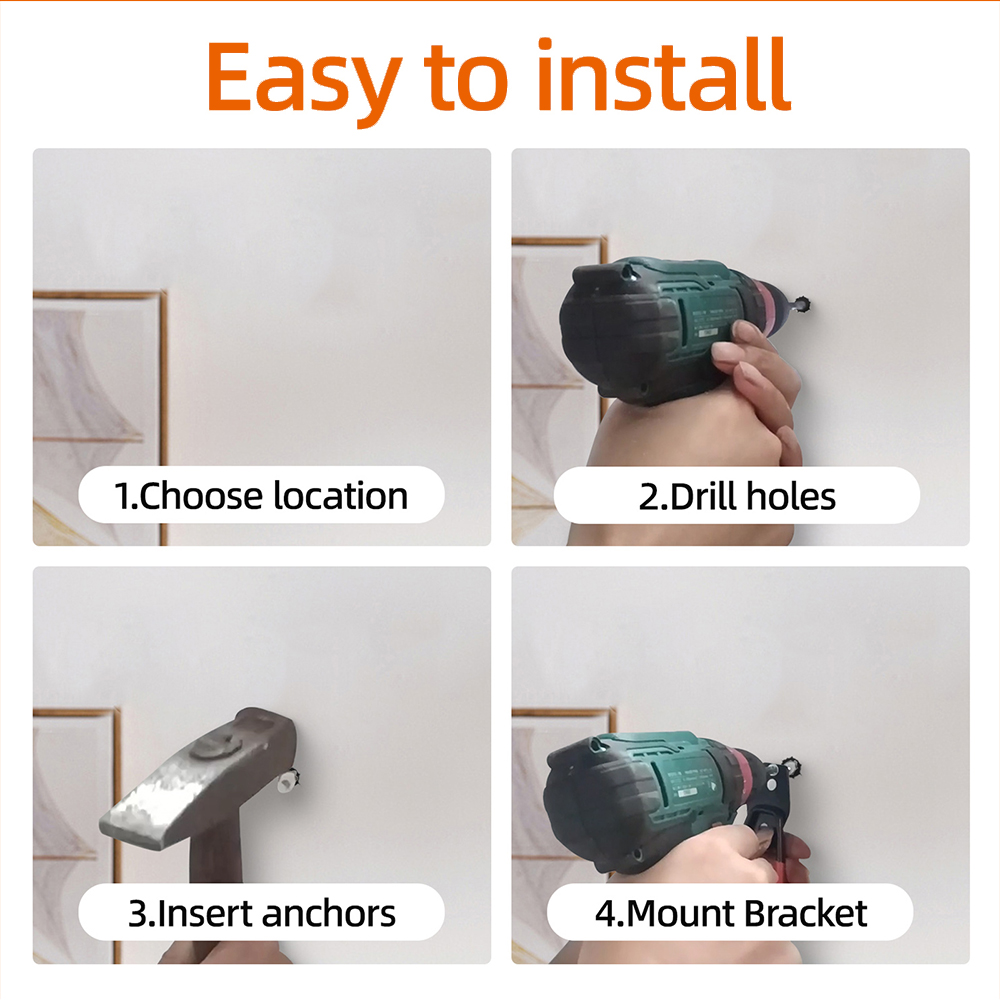 Heavy Duty Wall Mount Metal Ho - đánh giá và giá Gardening Tools Holder